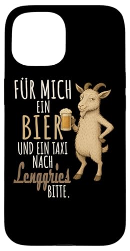 Ein Wein und ein Taxi nach Lenggries Wanderlust Berge Hülle für iPhone 15 Ein Wein und ein Taxi nach Lenggries Wanderlust Berge Hülle für iPhone 15 von Bergliebe Shirt Wanderlust Hüttengaudi Wandern