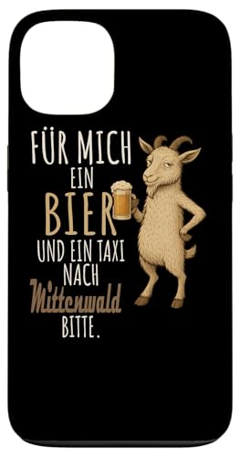 Ein Wein und ein Taxi nach Mittenwald Wanderlust Berge Hülle für iPhone 13 Ein Wein und ein Taxi nach Mittenwald Wanderlust Berge Hülle für iPhone 13 von Bergliebe Shirt Wanderlust Hüttengaudi Wandern