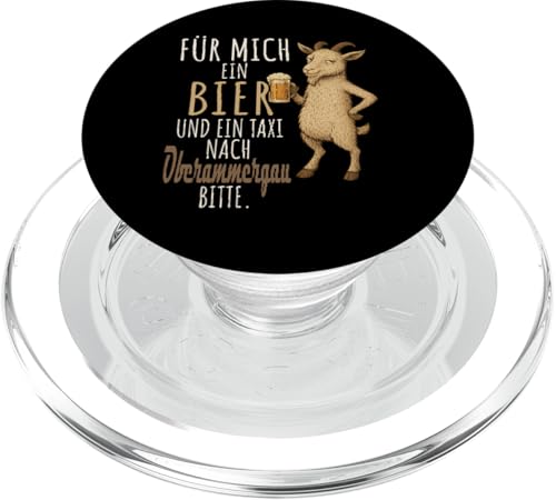 Ein Wein und ein Taxi nach Oberammergau Wanderlust Berge PopSockets PopGrip für MagSafe Ein Wein und ein Taxi nach Oberammergau Wanderlust Berge PopSockets PopGrip für MagSafe von Bergliebe Shirt Wanderlust Hüttengaudi Wandern