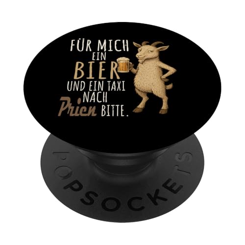Ein Wein und ein Taxi nach Prien Wanderlust Berge PopSockets Klebender PopGrip Ein Wein und ein Taxi nach Prien Wanderlust Berge PopSockets Klebender PopGrip von Bergliebe Shirt Wanderlust Hüttengaudi Wandern