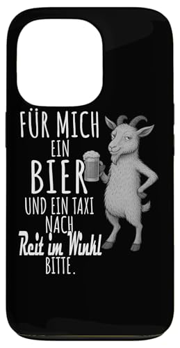 Ein Wein und ein Taxi nach Reit im Winkl Bayerische Wald Hülle für iPhone 13 Pro Ein Wein und ein Taxi nach Reit im Winkl Bayerische Wald Hülle für iPhone 13 Pro von Bergliebe Shirt Wanderlust Hüttengaudi Wandern