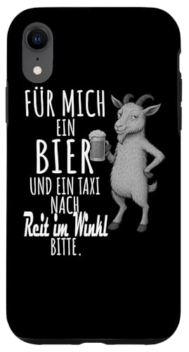 Ein Wein und ein Taxi nach Reit im Winkl Bayerische Wald Hülle für iPhone XR Ein Wein und ein Taxi nach Reit im Winkl Bayerische Wald Hülle für iPhone XR von Bergliebe Shirt Wanderlust Hüttengaudi Wandern