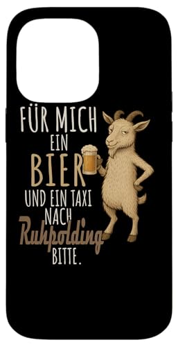 Ein Wein und ein Taxi nach Ruhpolding Bayerische Wald Hülle für iPhone 14 Pro Max Ein Wein und ein Taxi nach Ruhpolding Bayerische Wald Hülle für iPhone 14 Pro Max von Bergliebe Shirt Wanderlust Hüttengaudi Wandern