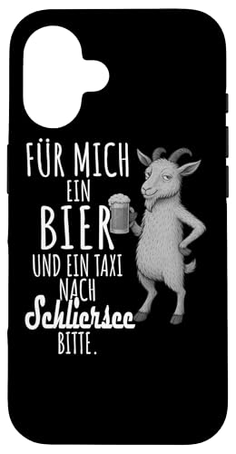 Ein Wein und ein Taxi nach Schliersee Wanderlust Berge Hülle für iPhone 16 Ein Wein und ein Taxi nach Schliersee Wanderlust Berge Hülle für iPhone 16 von Bergliebe Shirt Wanderlust Hüttengaudi Wandern