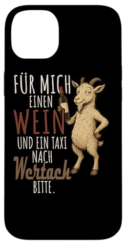Ein Wein und ein Taxi nach Wertach Wandern Allgäu Hülle für iPhone 14 Plus Ein Wein und ein Taxi nach Wertach Wandern Allgäu Hülle für iPhone 14 Plus von Bergliebe Shirt Wanderlust Hüttengaudi Wandern