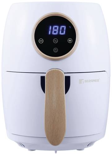 Bergner Heißluft-Fritteuse 1000W Antihaftbeschichtung, mit Display, Cool-Touch-Gehäuse, Überhitzu Bergner Heißluft-Fritteuse 1000W Antihaftbeschichtung, mit Display, Cool-Touch-Gehäuse, Überhitzu von Bergner