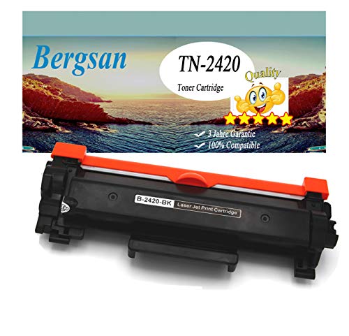 Bergsan 1 Toner XL kompatibel mit Brother TN-2420 TN-2410 für Brother HL-L2310D HL-L2350DW HL-L2357DW HL-L2370DN HL-L2375DW DCP-L2510D DCP-L2530DW DCP-L2537DW DCP-L2550DN MFC-L2710DN MFC-L2710DW von Bergsan