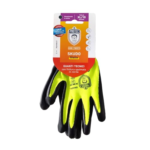 Bericah Dr. Protec, Skudo Gelb, wiederverwendbar, aus Polyester, Nassgriff, Gelb, 1 Paar, Größe XL Bericah Dr. Protec, Skudo Gelb, wiederverwendbar, aus Polyester, Nassgriff, Gelb, 1 Paar, Größe XL von Bericah