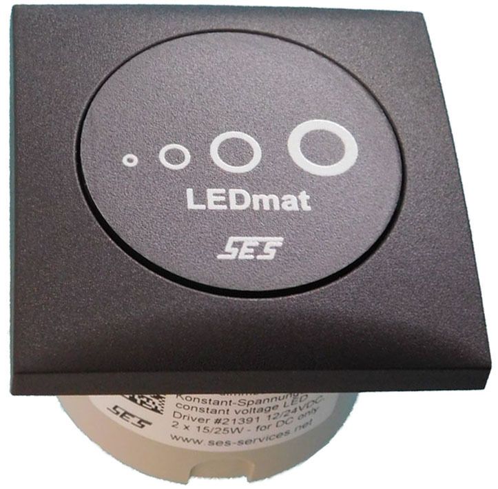 Berker Integro Dimmer Touch & Slide LED by SES in anthrazit Berker Integro Dimmer Touch & Slide LED by SES in anthrazit von Berker