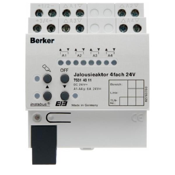 Berker Jalousieaktor 4fach 75314011 Berker Jalousieaktor 4fach 75314011 von Berker