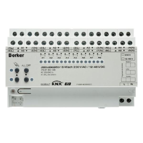 Berker Jalousieaktor 8fach 230 V 75318008 Berker Jalousieaktor 8fach 230 V 75318008 von Berker