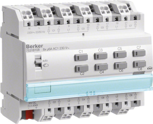 Berker KNX Jalousieaktor 8-fach 75318108 Berker KNX Jalousieaktor 8-fach 75318108 von Berker