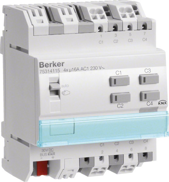 Berker KNX Schalt-/Jalousieaktor 75314115 Berker KNX Schalt-/Jalousieaktor 75314115 von Berker
