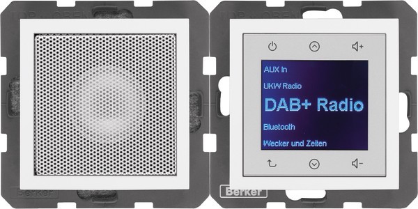 Berker Radio m. Lautspr.DAB+,Bt. 30808989 Berker Radio m. Lautspr.DAB+,Bt. 30808989 von Berker