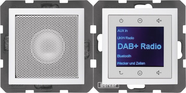 Berker Radio m. Lautspr.DAB+,Bt. 30809909 Berker Radio m. Lautspr.DAB+,Bt. 30809909 von Berker