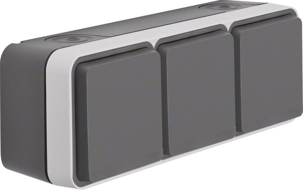 Berker SCHUKO-Steckdose 3fach 47733515 Berker SCHUKO-Steckdose 3fach 47733515 von Berker