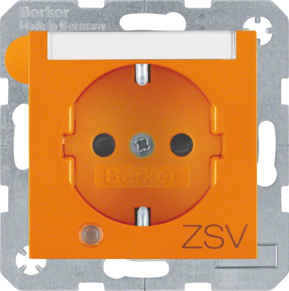 Berker SCHUKO-Steckdose or/gl 41108914 von Berker