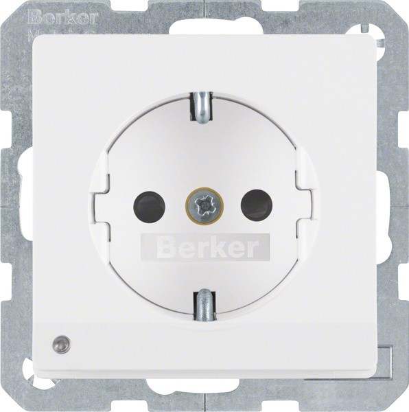 Berker SCHUKO-Steckdose pows/sa 41096089 von Berker