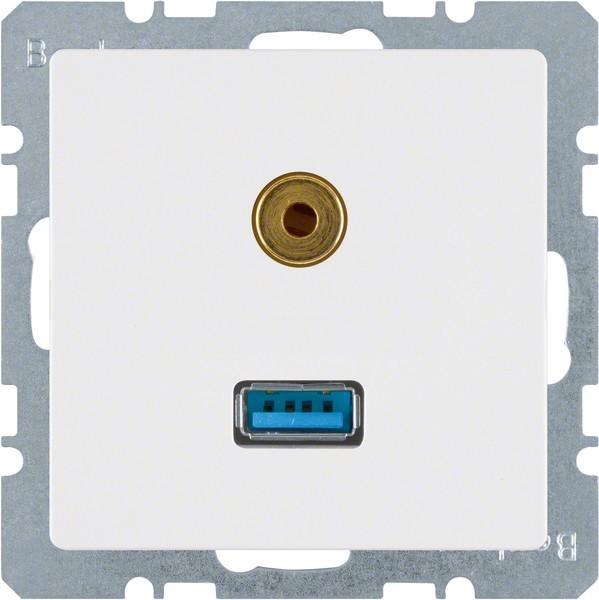 Berker Steckdose USB/3,5mm Audio 3315396089 Berker Steckdose USB/3,5mm Audio 3315396089 von Berker