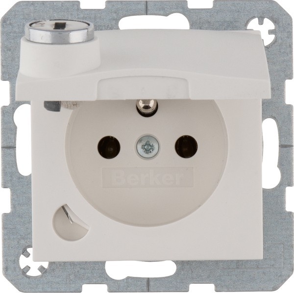 Berker Steckdose m. Erdstift 6768111909 Berker Steckdose m. Erdstift 6768111909 von Berker