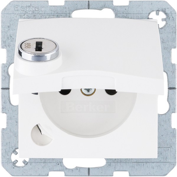 Berker Steckdose m. Erdstift 6768118989 Berker Steckdose m. Erdstift 6768118989 von Berker