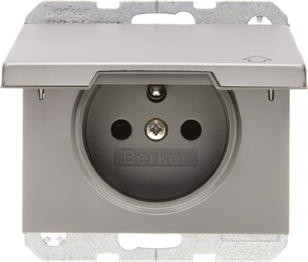Berker Steckdose m.Schutzkontakt 6768777104 von Berker