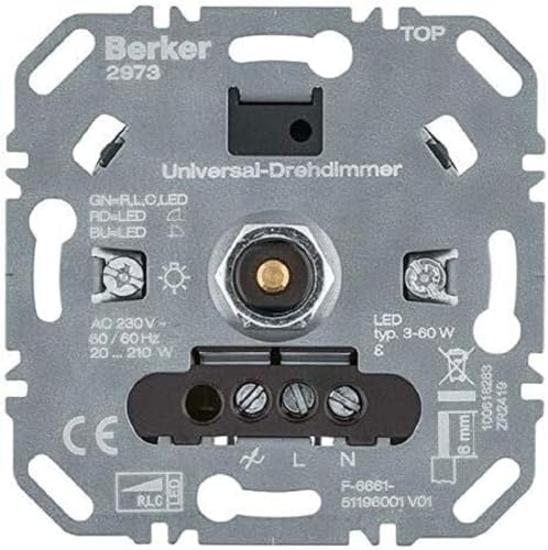 Uni-Drehdimmer (R,L,C,LED) Lichtsteuerung 2973 4011334510079 Berker von Berker