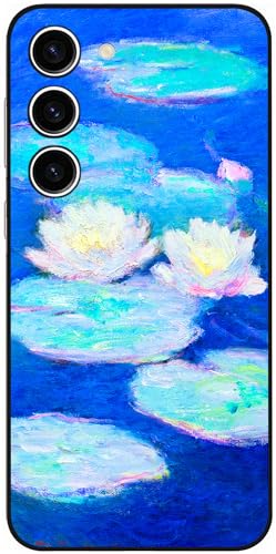 Berkin Arts Kompatibel mit Samsung Galaxy S23+ Plus 5G Hülle Silikon Handyhülle Impressionismus Bunter Impasto-Pinsel (Claude Monet-Seerosen) von Berkin Arts