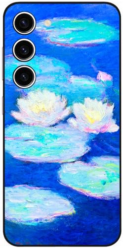 Berkin Arts Kompatibel mit Samsung Galaxy S23 5G Hülle Silikon Handyhülle Impressionismus Bunter Impasto-Pinsel (Claude Monet-Seerosen) von Berkin Arts