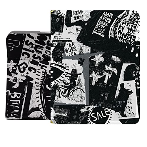Berkin Arts Kompatibel mit iPad Pro 4./ 3./ 2. Generation Hülle (11 Zoll) 2022 2021 2020 Folio Case Premium-Lederbezug Moderne europäische Malerei Abstraktionssymbole von Berkin Arts