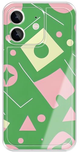 Berkin Arts Kompatibel mit iPhone 12 Mini Hülle Clear Klare TPU Cover Marmordesign Pop Art abstrakte ästhetische Geometrie von Berkin Arts