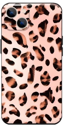 Berkin Arts Kompatibel mit iPhone 14 Hülle Silikon Cover Leopardenmuster Rose Pink Geometrisch Stilvoll von Berkin Arts