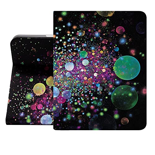 Berkin Arts iPad 10. Generation Hülle 2022 (10.9 Zoll) A2757/A2696/A2777 Folio Case Premium-Lederbezug Holographie Kosmisch Buntes Galaxie-Thema von Berkin Arts