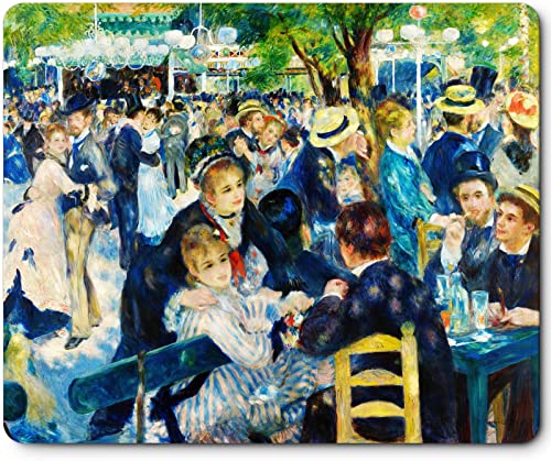 Mauspad mit Motiv Kunstwerk, Professionelle Design Mousepad für Gaming und Büro, Gummiunterseite Gummibasis SchreibtischunterlageFarben (Pierre Auguste Renoir-Tanzen Sie in Der Moulin de la Galette) Mauspad mit Motiv Kunstwerk, Professionelle Design Mousepad für Gaming und Büro, Gummiunterseite Gummibasis SchreibtischunterlageFarben (Pierre Auguste Renoir-Tanzen Sie in Der Moulin de la Galette) von Berkin Arts