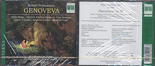 Robert Schumann - Genoveva [Audio CD] Edda Moser, Dietrich Fischer-dieskau, Peter Schreier, Gisela Schroter, Siegfried Lorenz, Siegfried Vogel; Schumann und Kurt Masur von Berlin Classics