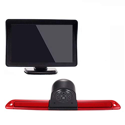 「12mm Objektiv CMOS Rückfahrkamera + 4.3 Zoll TFT LCD Bildschirm Auto Monitor」Bremsleuchte Auto Dach Rückfahrkamera für Van Dachkamera Mercedes Benz Sprinter W906/ VW Crafter Caravelle 2007-2015 von Berlingan