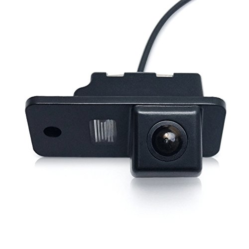 Auto Rückfahrkamera in Kennzeichenleuchte Weitwinkel mit Radar Sensor Einparkhilfe,Fahrzeug-spezifische Kamera integriert in Nummernschild Licht für Audi A1 A3 A4 A5 A6 A7 A8 Q3 Q5 Q7 A4L A6L A8L von Berlingan