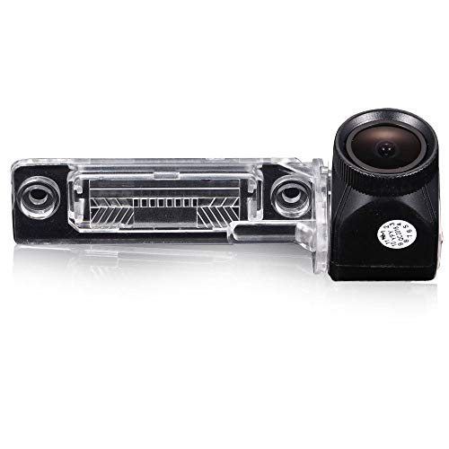 Neues 20mm Objektiv HD Farbe Einparkhilfe Auto Rückfahrkamera, Super Weitwinkel wasserdichte Nachtsicht Car Camera für VW Caddy B5 B6 Passat 3C 3B Sagitar Multivan T5 Golf Plus Polo von Berlingan