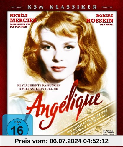 Angelique - Die komplette Filmreihe (5 Blu-rays im Digi-Pack) [Blu-ray] von Bernard Borderie