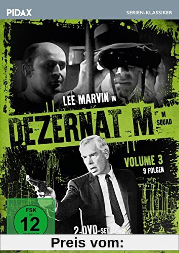 Dezernat M, Vol. 3 (M Squad) / Weitere 9 Folgen der legendären Kriminalserie mit Lee Marvin (Pidax Serien-Klassiker) [2 DVDs] von Bernard Girard