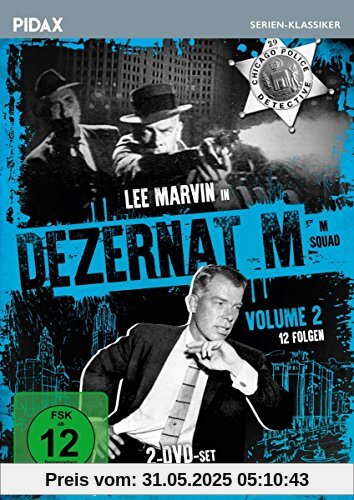Dezernat M, Vol. 2 (M Squad) / 12 weitere Folgen der legendären Kriminalserie mit Lee Marvin (Pidax Serien-Klassiker)[2 DVDs] von Kowalski, Bernard L.