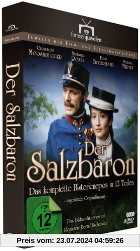 Der Salzbaron - Der komplette Historien-Mehrteiler (12 Teile) (Fernsehjuwelen) [4 DVDs] von Bernd Fischerauer