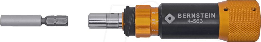BERN 4 563 - Bithalter mit Handgriff, Drehmoment, 0,05 - 0,6 Nm von Bernstein