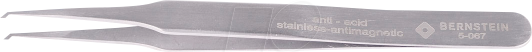 BERN 5 067 - SMD-Pinzette, 45° gewinkelt, breit, 120 mm BERN 5 067 - SMD-Pinzette, 45° gewinkelt, breit, 120 mm von Bernstein