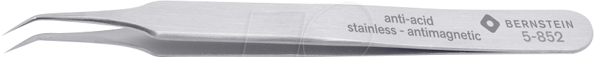BERN 5 852 - SMD-Pinzette, 40° gewinkelt, sehr spitz, 110 mm BERN 5 852 - SMD-Pinzette, 40° gewinkelt, sehr spitz, 110 mm von Bernstein