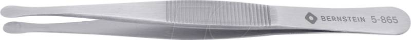 BERN 5 865 - SMD-Pinzette, Löffel, flach, rund, 120 mm von Bernstein