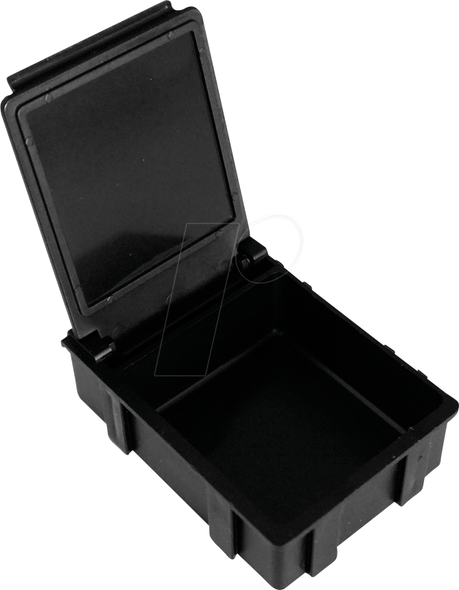 BERN 9 323 - ESD SMD Klappbox, 41 x 37 x 15 mm, schwarz, 10er-Pack von Bernstein