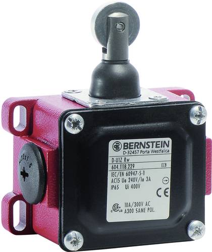 Bernstein 6041118229 D-U1Z RW Endschalter 240 V/AC 10A Rollenhebel tastend IP65 1St. von Bernstein