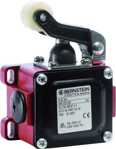 Bernstein 6041121010 D-U1 HW Endschalter 240 V/AC 10A Rollenschwenkhebel tastend IP65 1St. von Bernstein