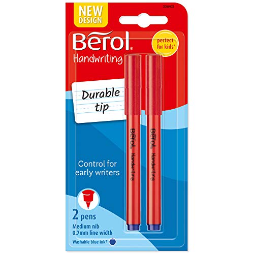 Berol Schreibstift, Medium, Blau, 2 Stück von Berol